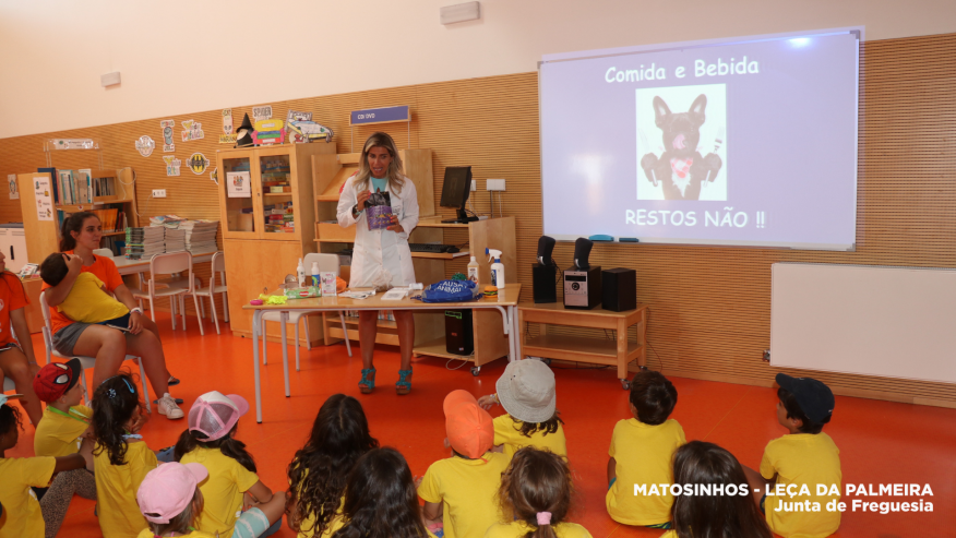 CROAM leva " O Veterinario vai ao Campo de Ferias" a EB da Praia