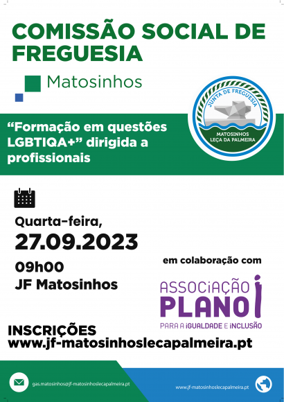Comissao Social de Freguesia (matosinhos) Formacao sobre questoes LGBTI+