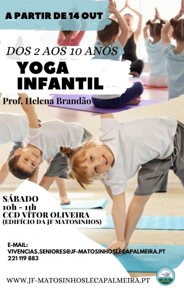 Yoga Infantil - Inscricoes abertas