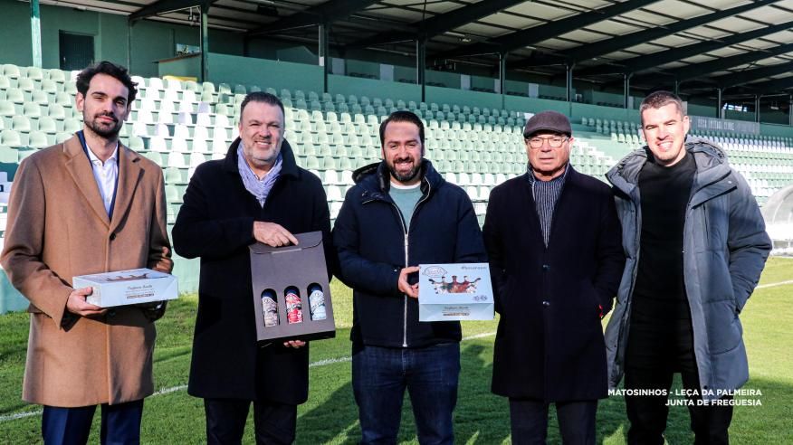 Junta de Freguesia visita Leca FC