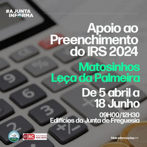 IRS 2024 - Apoio ao preenchimento da declara&ccedil;&atilde;o