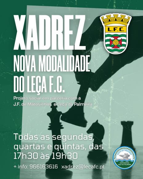 Le&ccedil;a FC inicia modalidade de Xadrez
