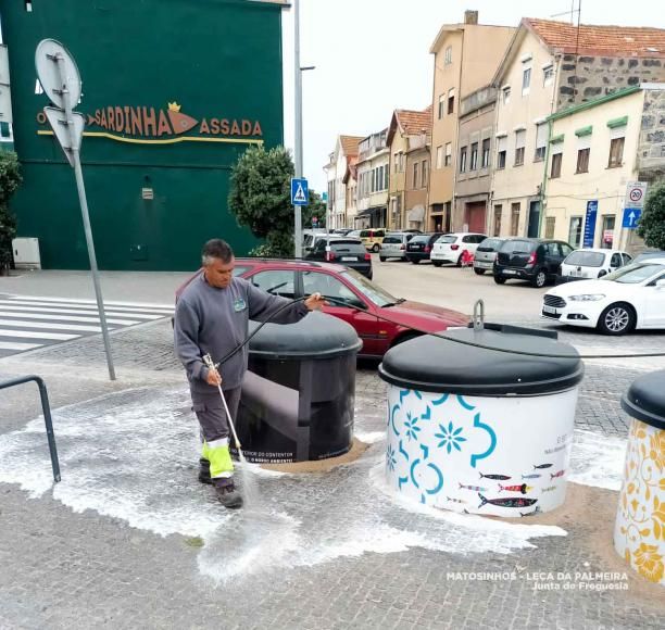 Acao de limpeza urbana