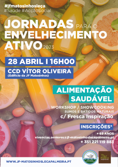 Jornadas Envelhecimento Ativo - Workshop de alimentacao saudavel